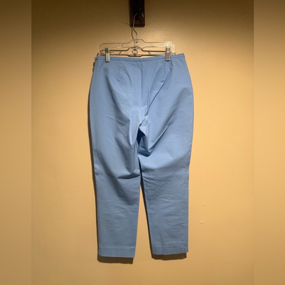 J. McLaughlin Dock Capri pants size 2 baby blue - Picture 2 of 11